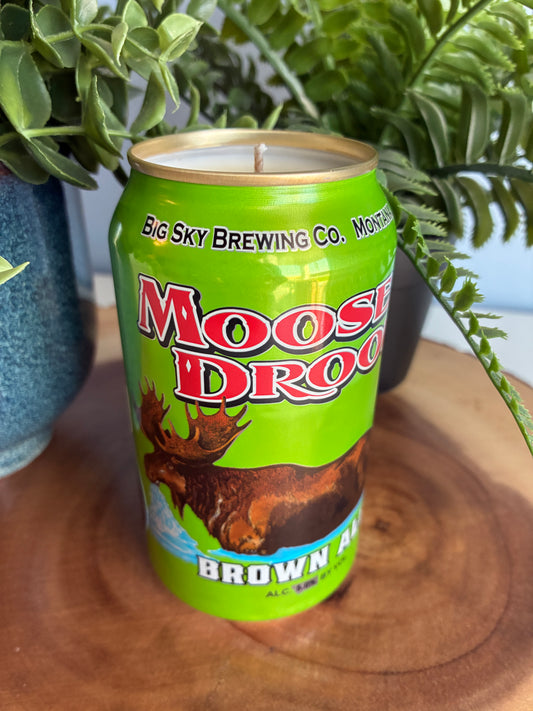 Moose Drool Brown Ale Beer Can Candle