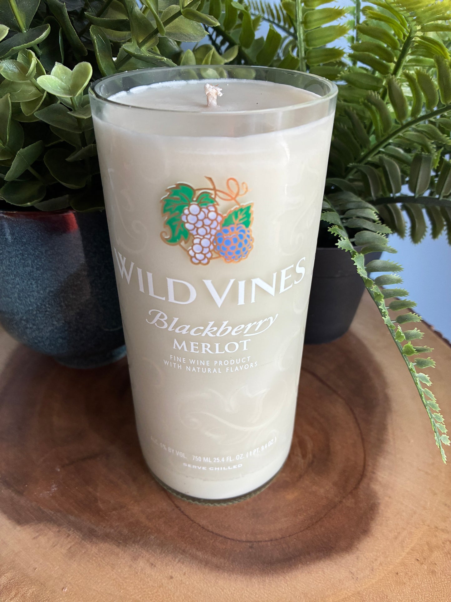 Wild Vines Blackberry Merlot Wine Candle