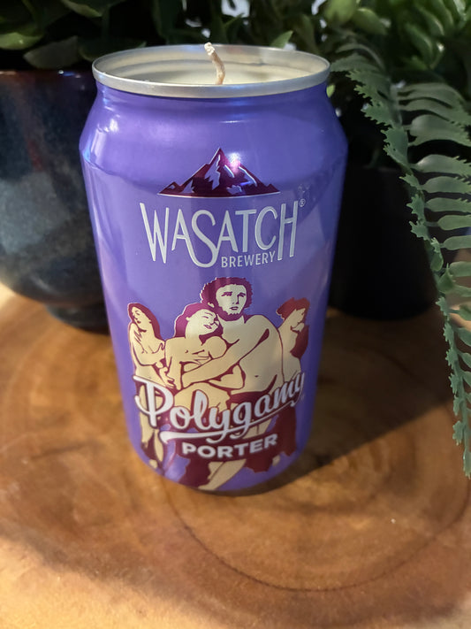 Polygamy Porter Beer Can Candle