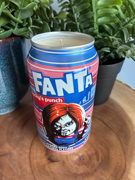 Fanta Fruit Punch 'Chucky' Soda Candle