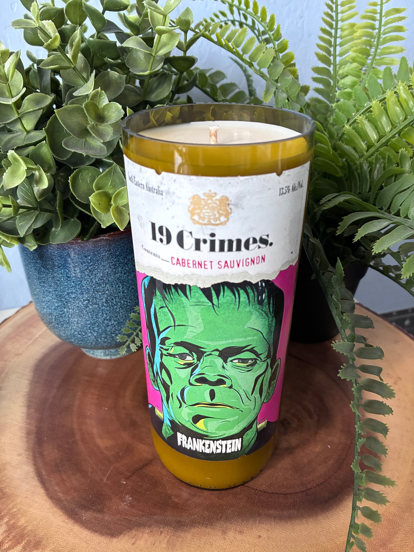 19 Crimes 'Frankenstein' Cabernet Sauvignon Wine Candle