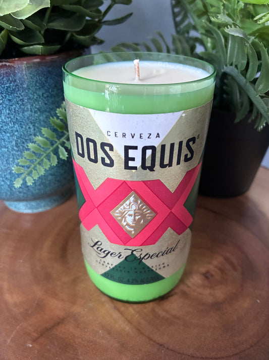 Dos Equis Beer Candle