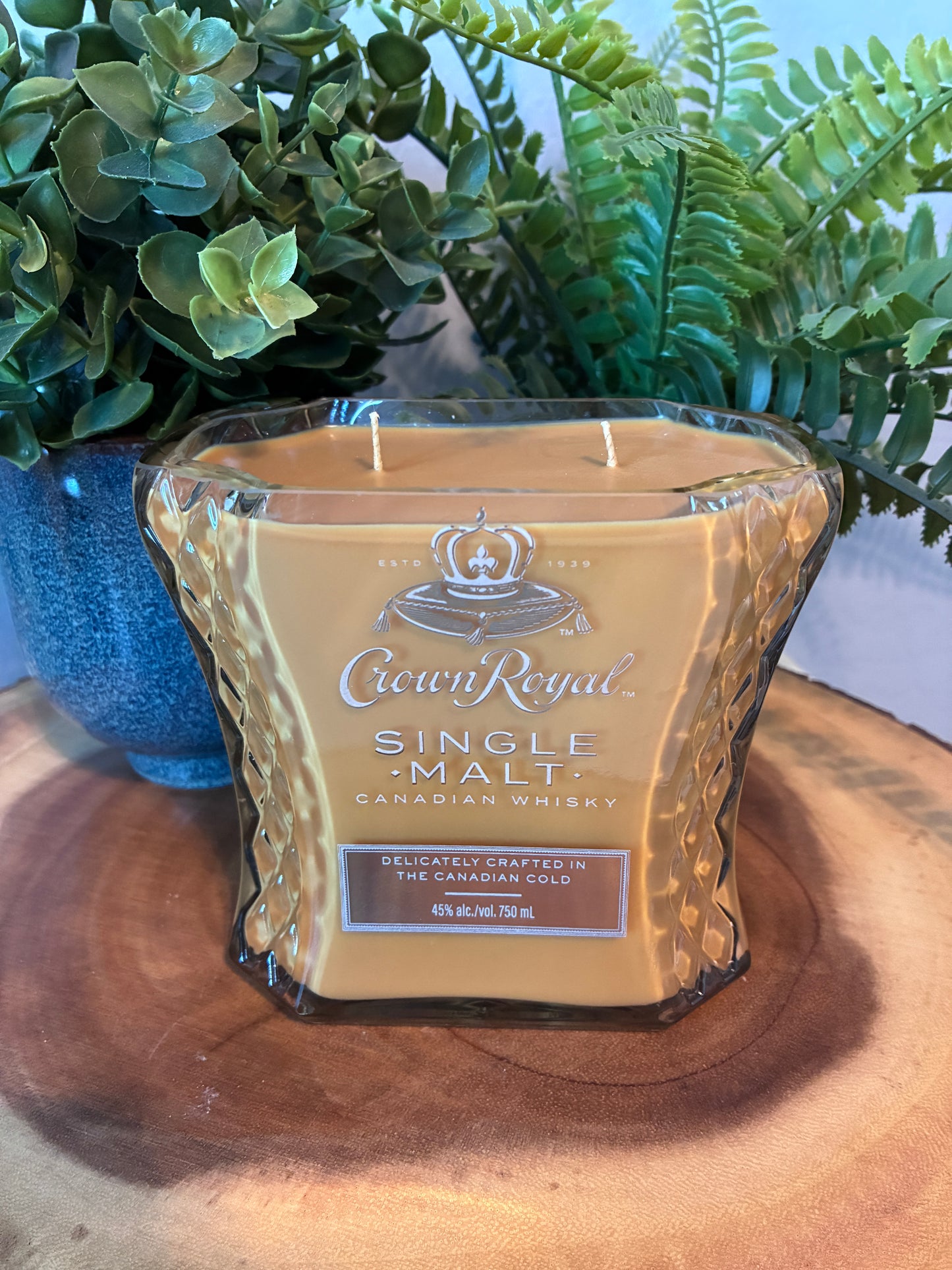 Crown Royal 'Single Malt' Whiskey Candle