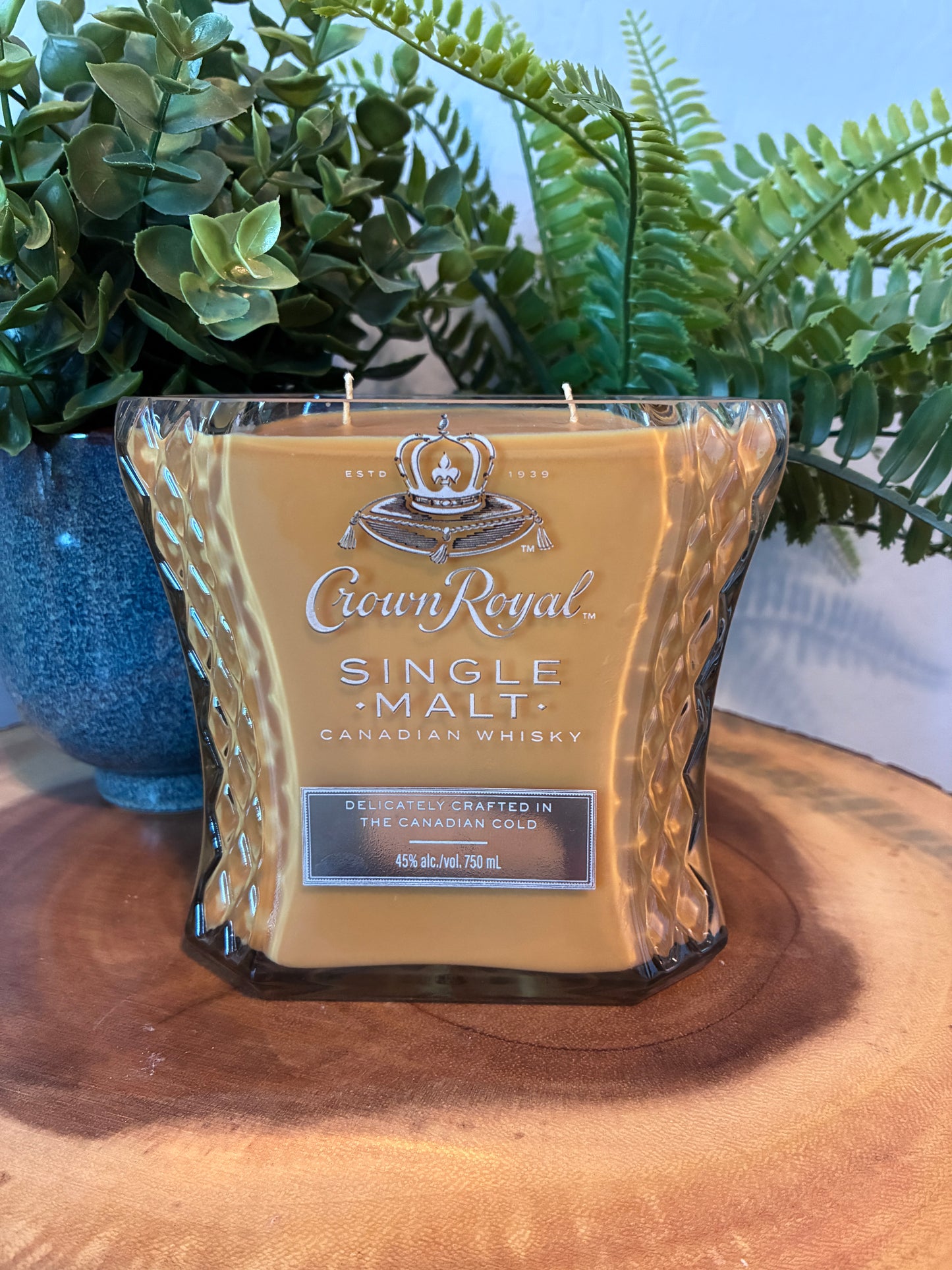 Crown Royal 'Single Malt' Whiskey Candle