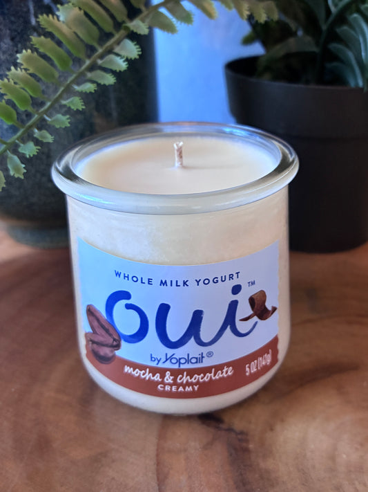 Oui 'Mocha' Yogurt Jar Candle
