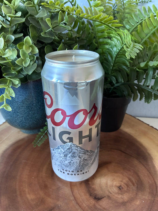Coors Light 16oz Can Candle