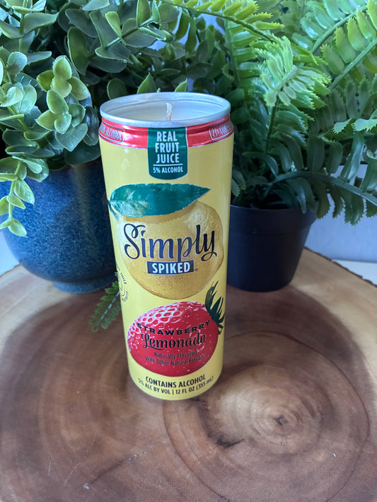 Simply Spiked 'Strawberry' Cider Candle