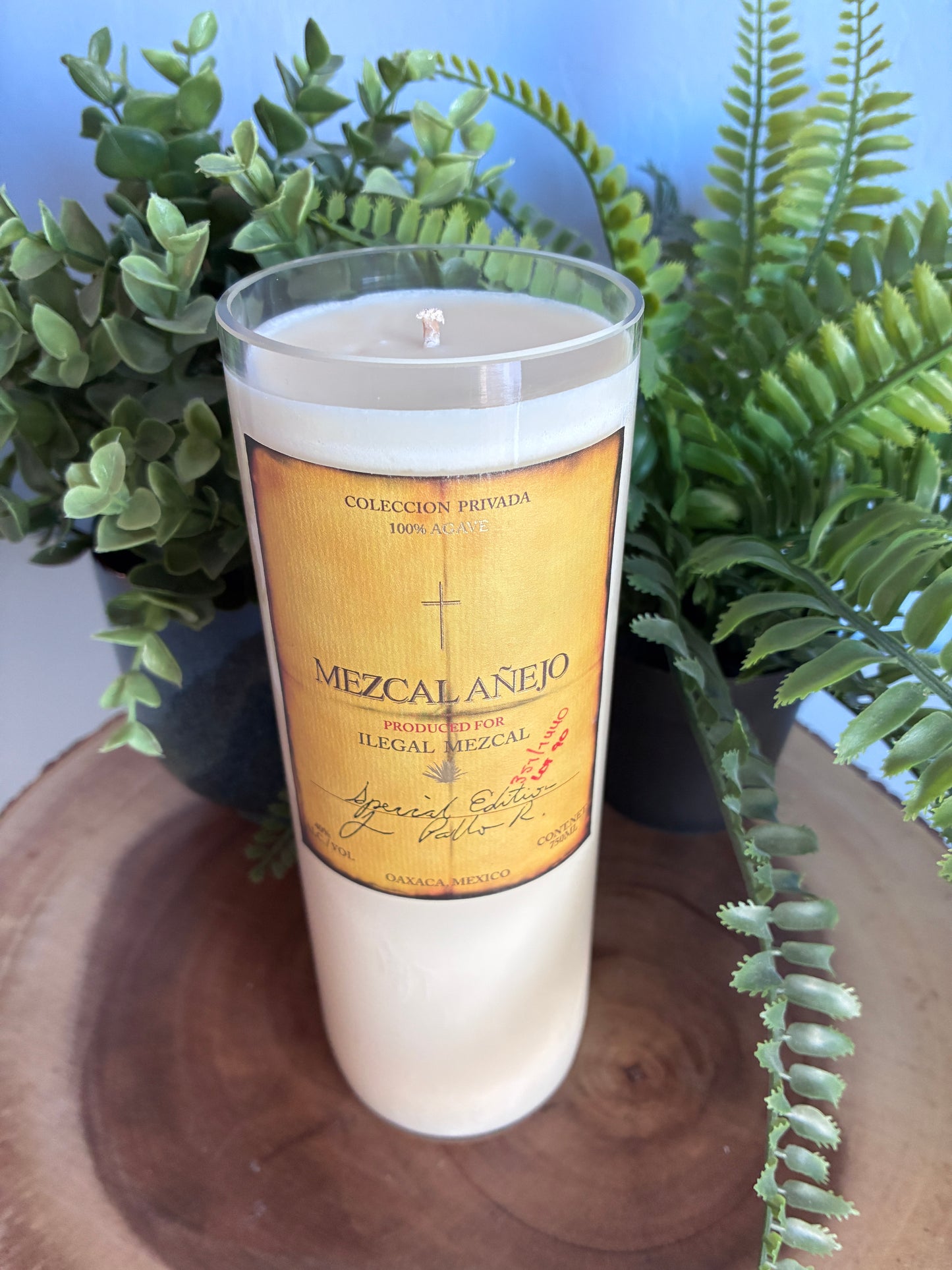 Mezcal Anejo Liquor Candle
