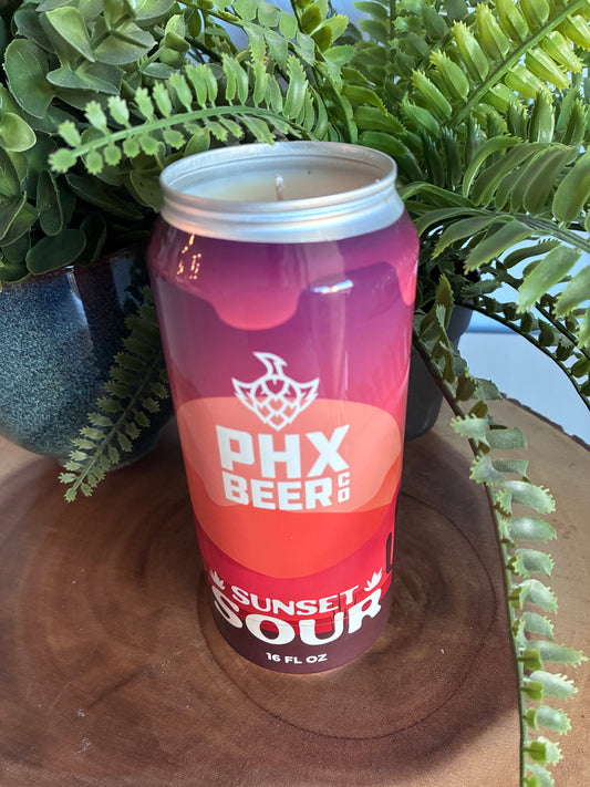 PHX Beer Co 'Sunset Sour' Can Candle