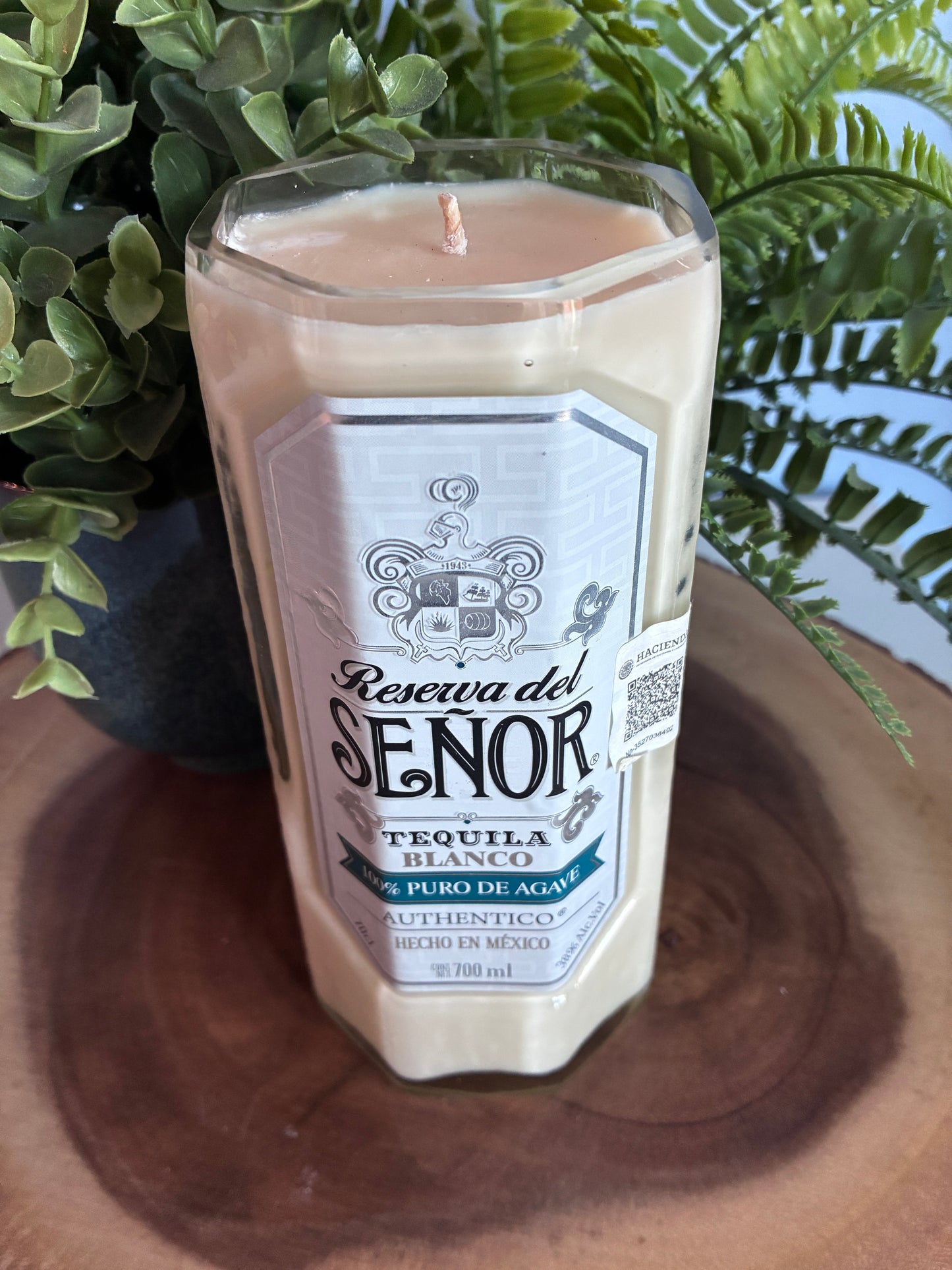 Reserva del Senor Tequila Blanco Candle