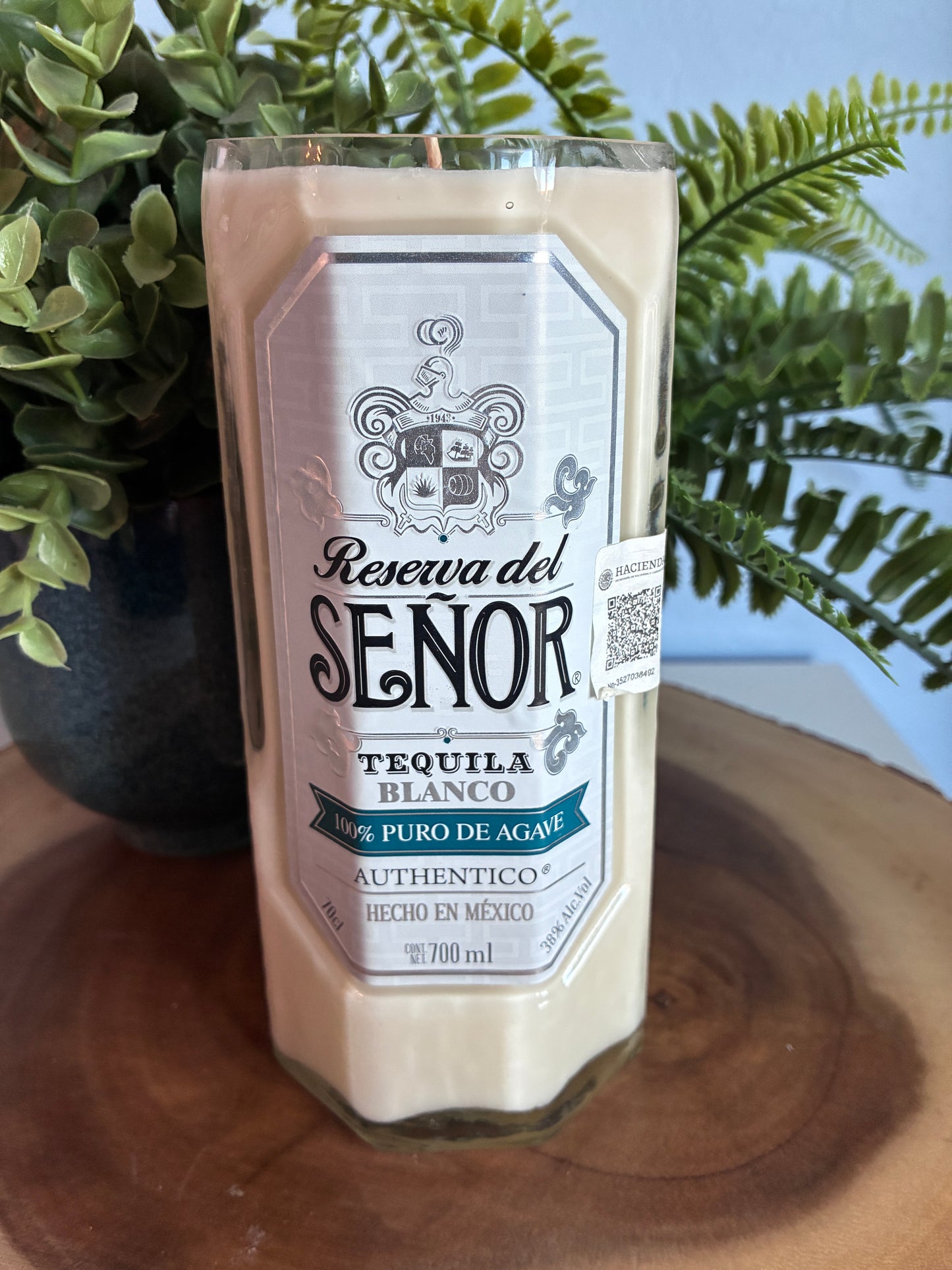 Reserva del Senor Tequila Blanco Candle