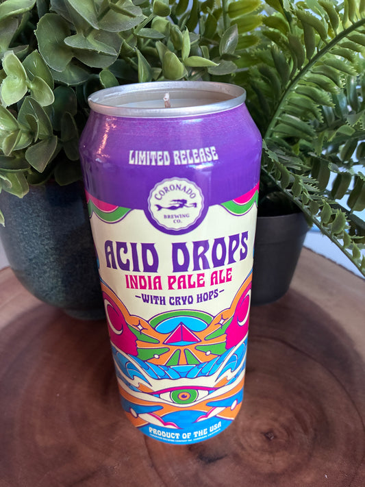 'Acid Drops' Pale Ale Beer Can Candle