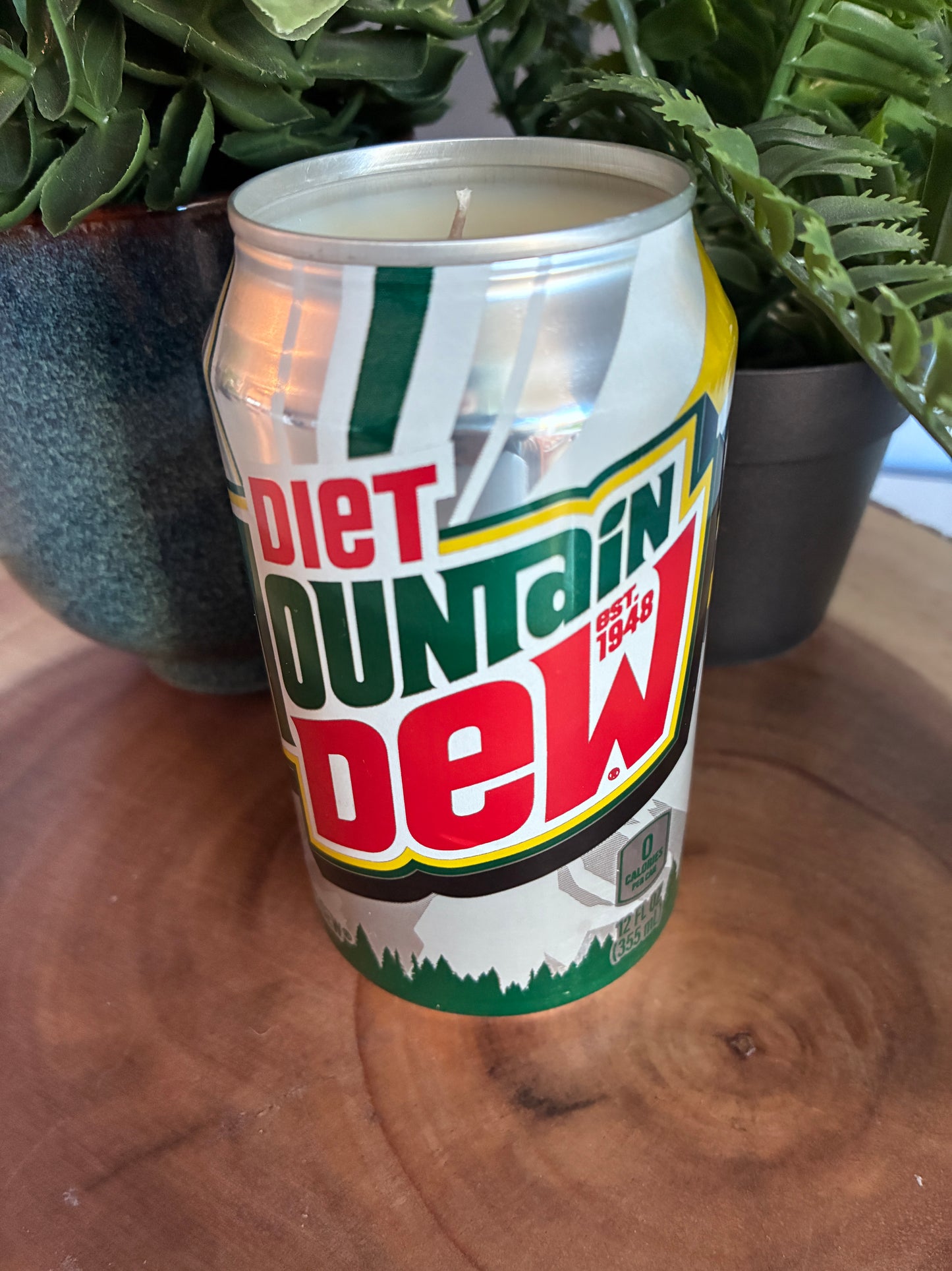 Diet Mountain Dew Candle