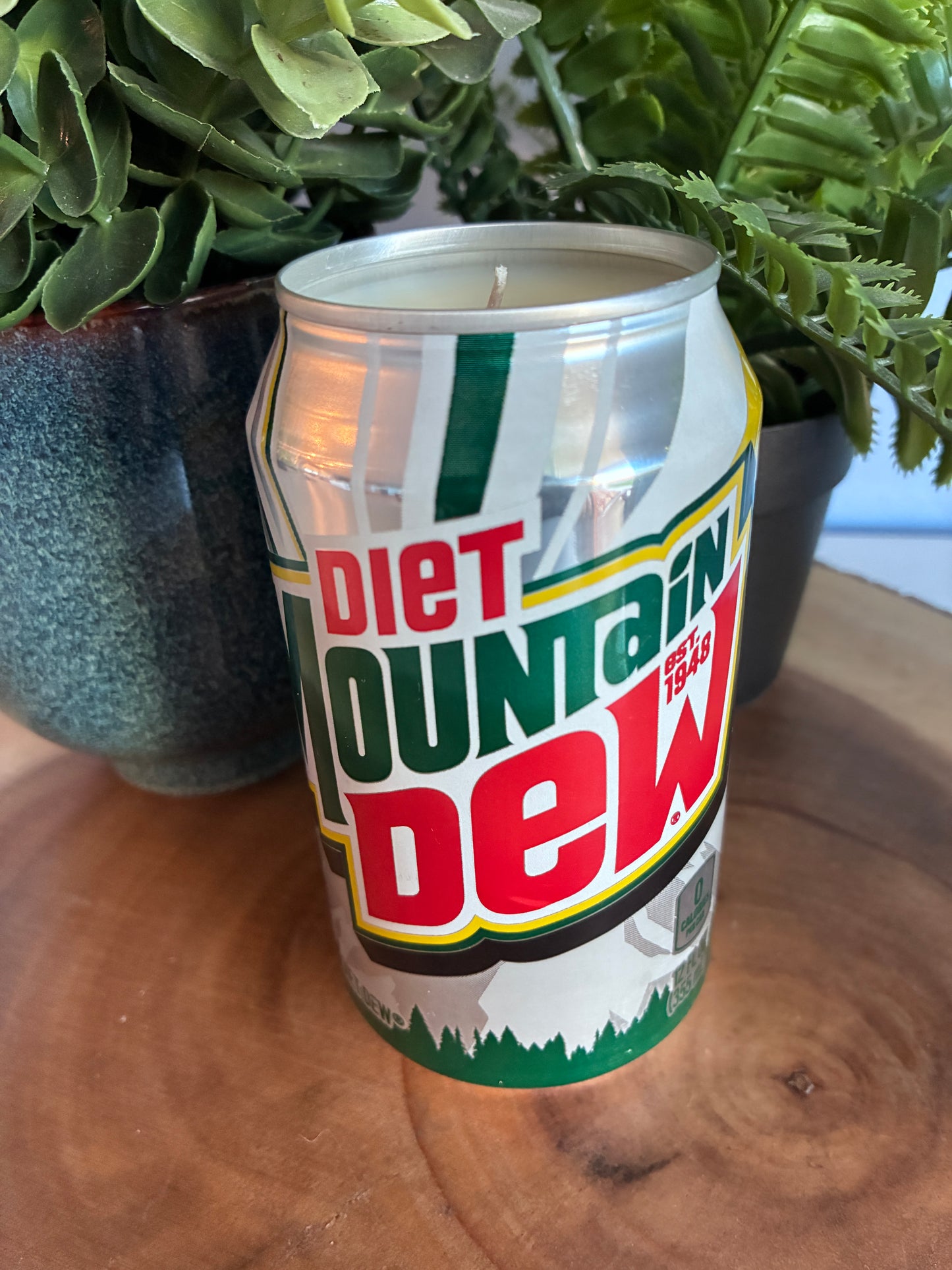 Diet Mountain Dew Candle