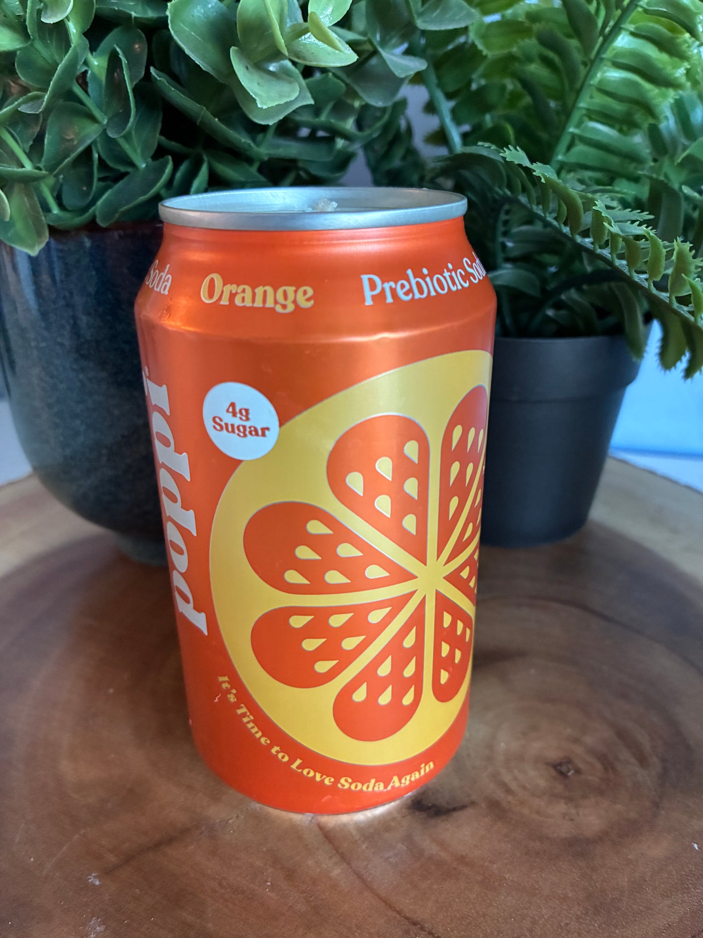 Poppi Orange Prebiotic Soda Candle