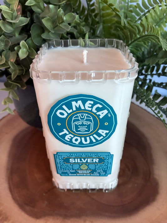 Olmeca Silver Tequila Candle