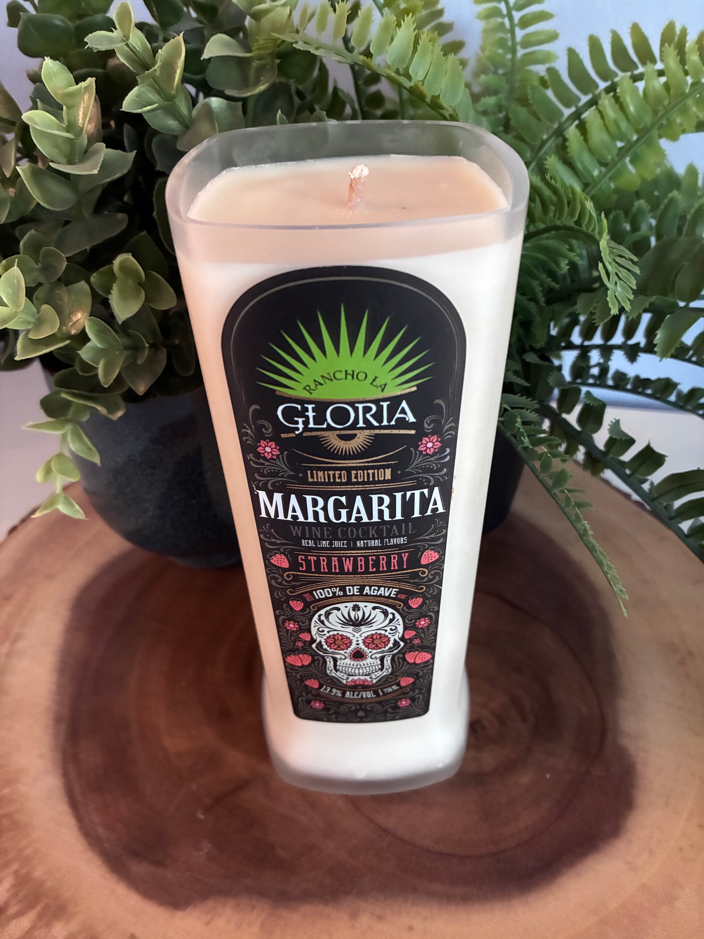 Gloria Strawberry Margarita Cocktail Candle