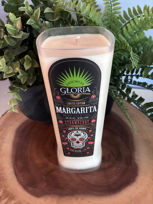 Gloria Strawberry Margarita Cocktail Candle