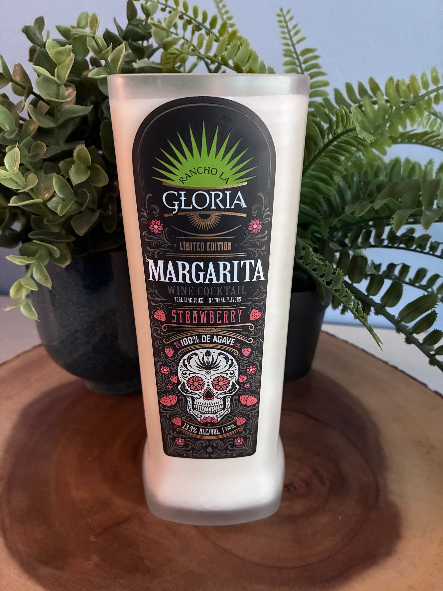Gloria Strawberry Margarita Cocktail Candle