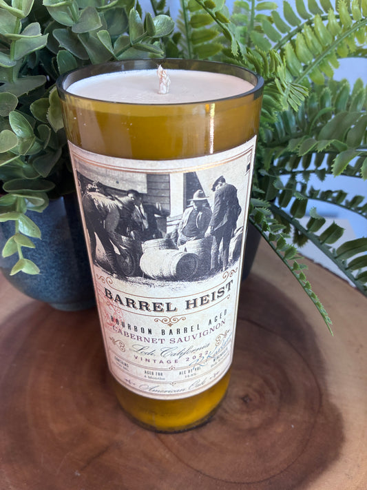 Barrel Heist Cabernet Sauvignon Wine Candle