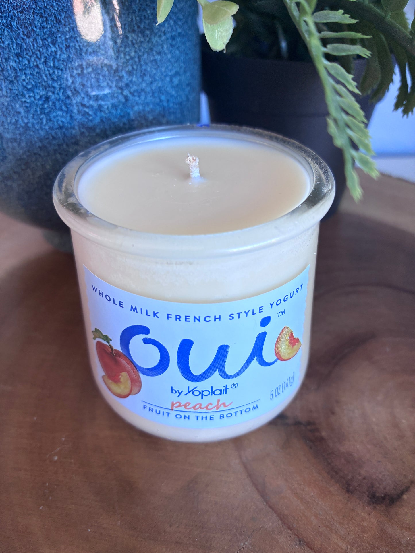 Oui 'Peach' Yogurt Jar Candle