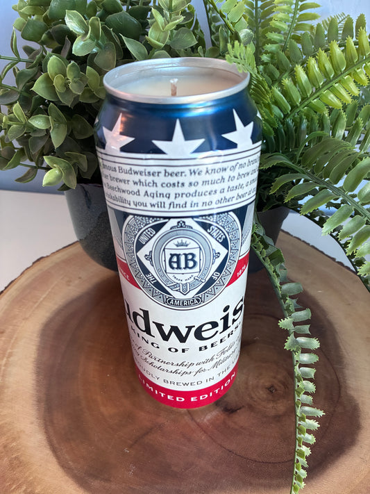 Budweiser Beer Candle