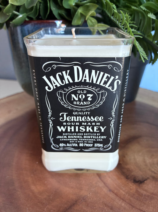 Jack Daniels Tennessee Whiskey bottle candle