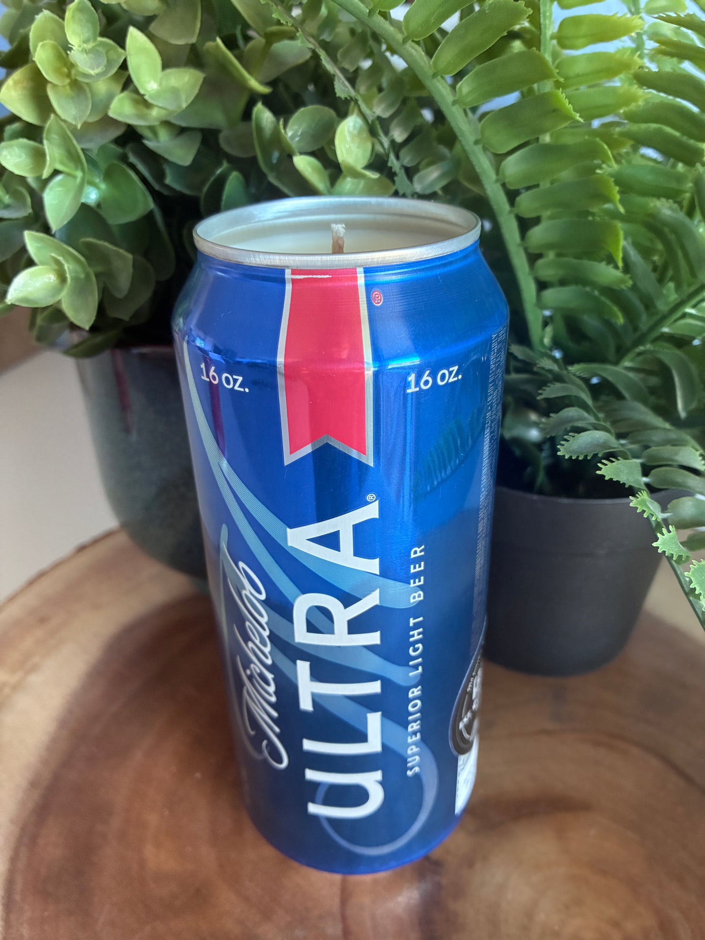 Michelob Ultra Beer Can Candle
