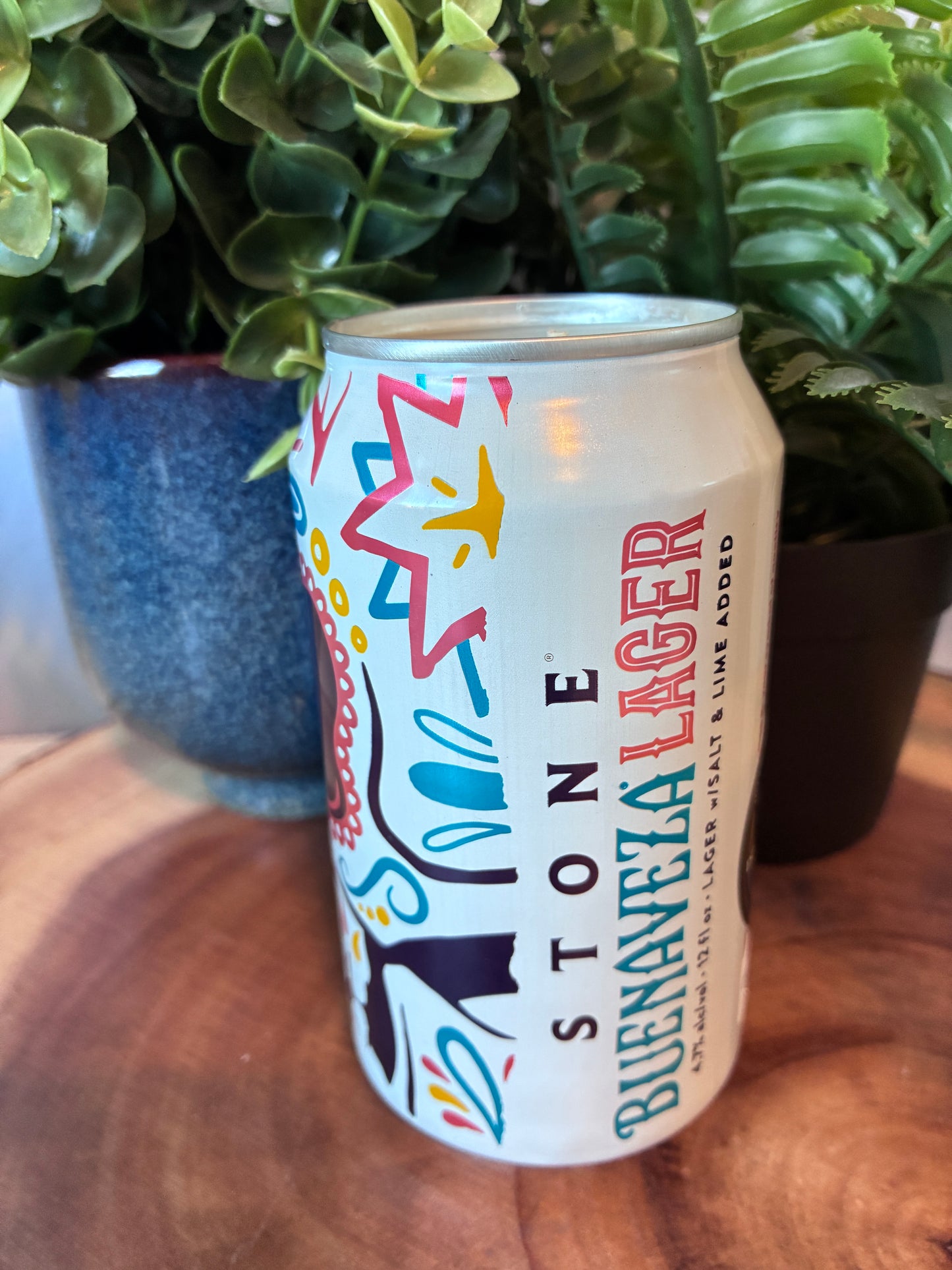 Buenaveza Lager Beer Can Candle