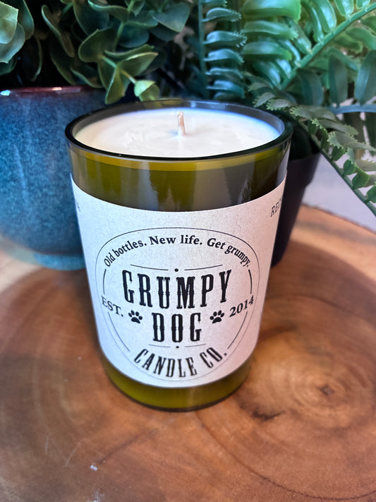 Grumpy Dog 'Gives Back' Signature Candle
