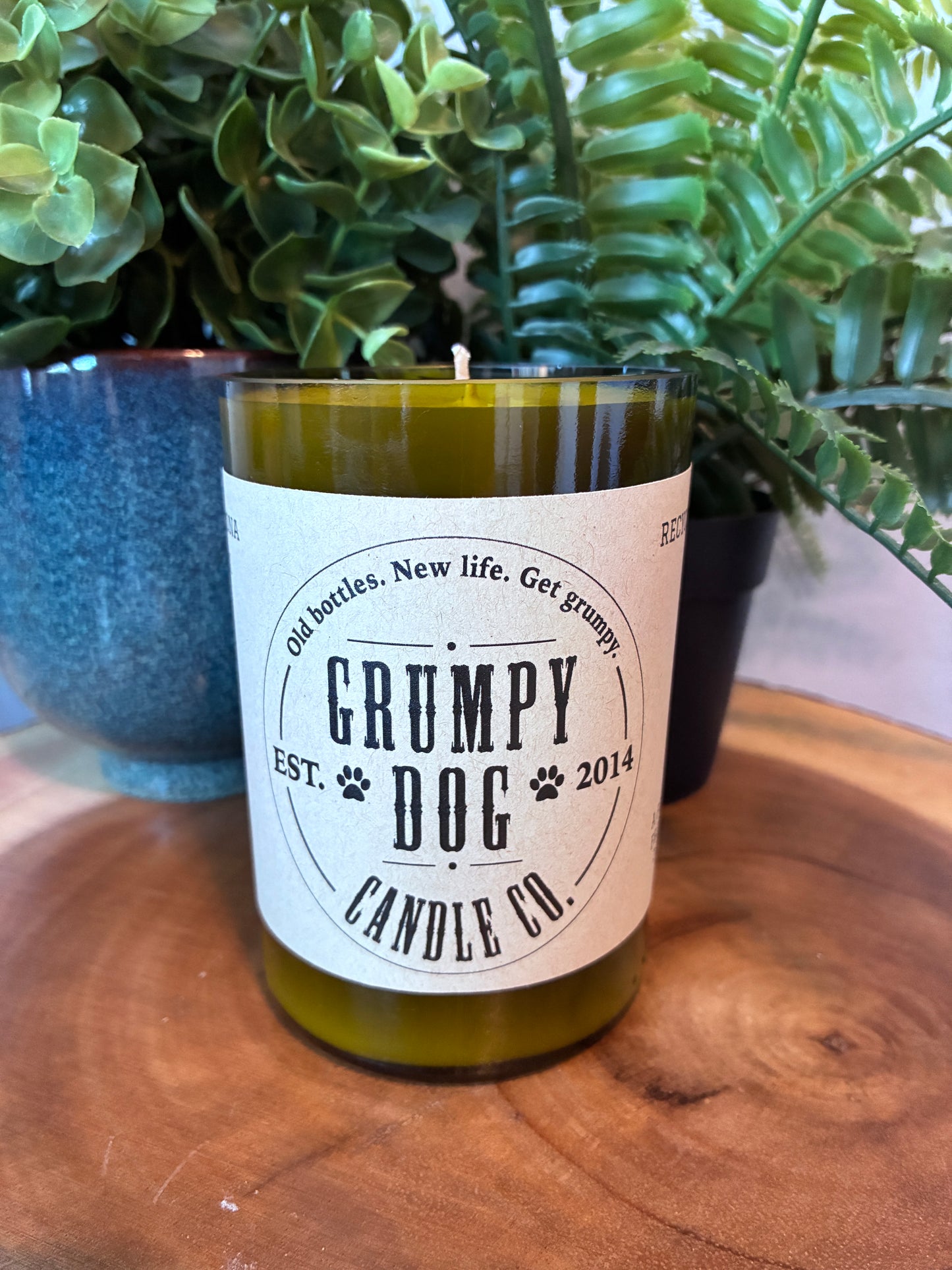 Grumpy Dog 'Gives Back' Signature Candle