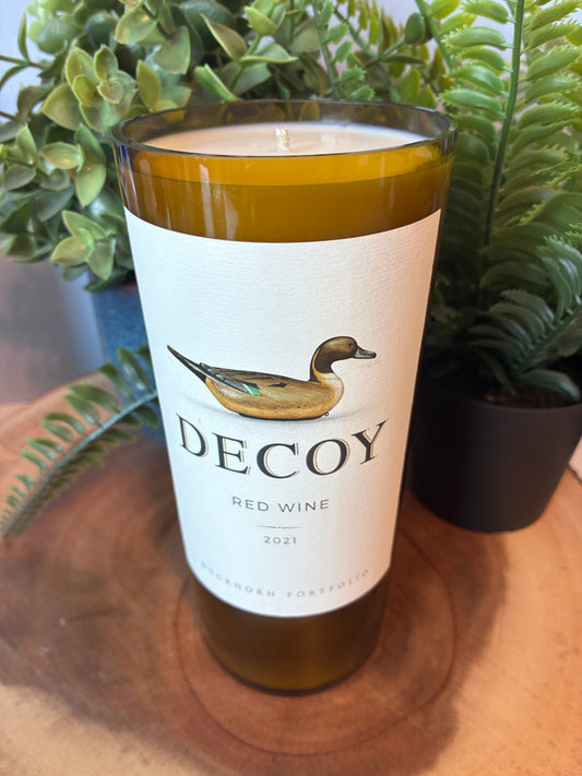 Decoy Wine Candle