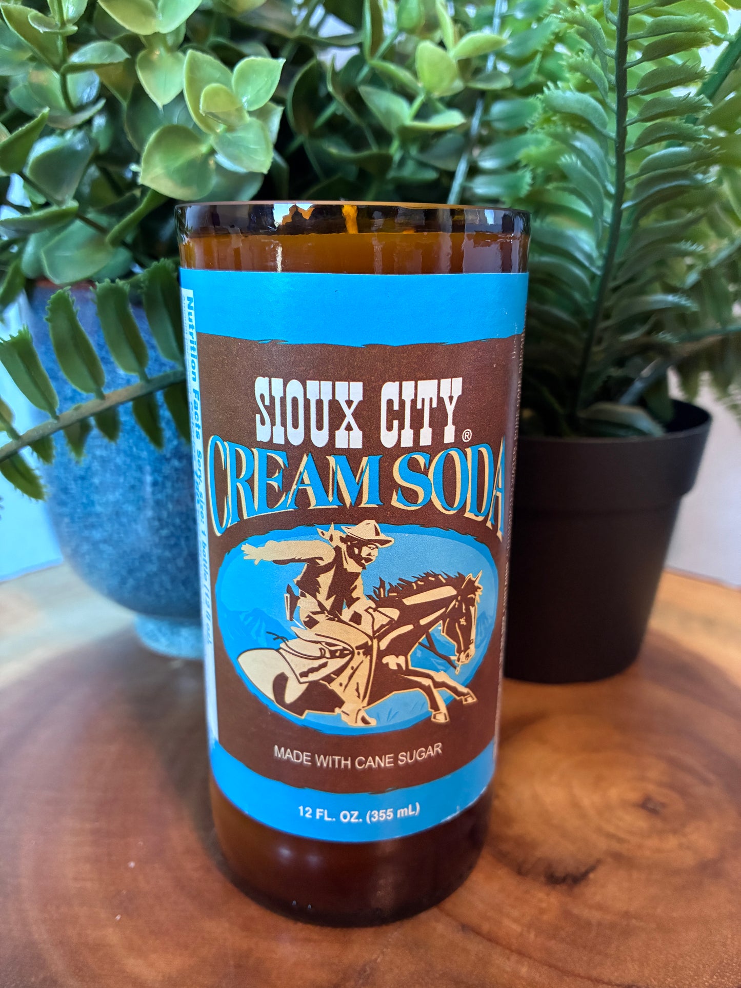 Sioux City Cream Soda Bottle Candle