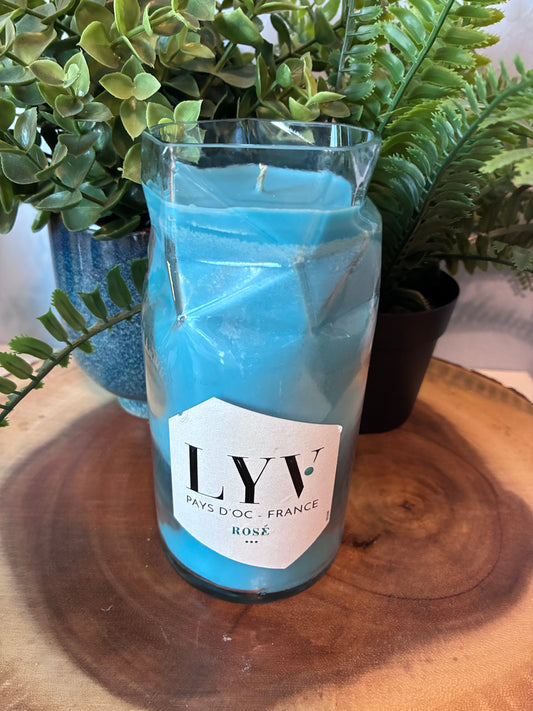 Lyv Rose Wine Candle