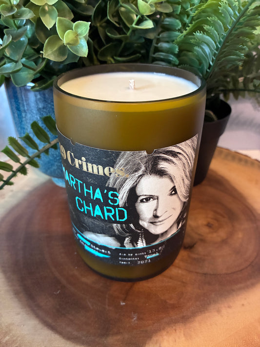 Marthas Chard Wine Candle