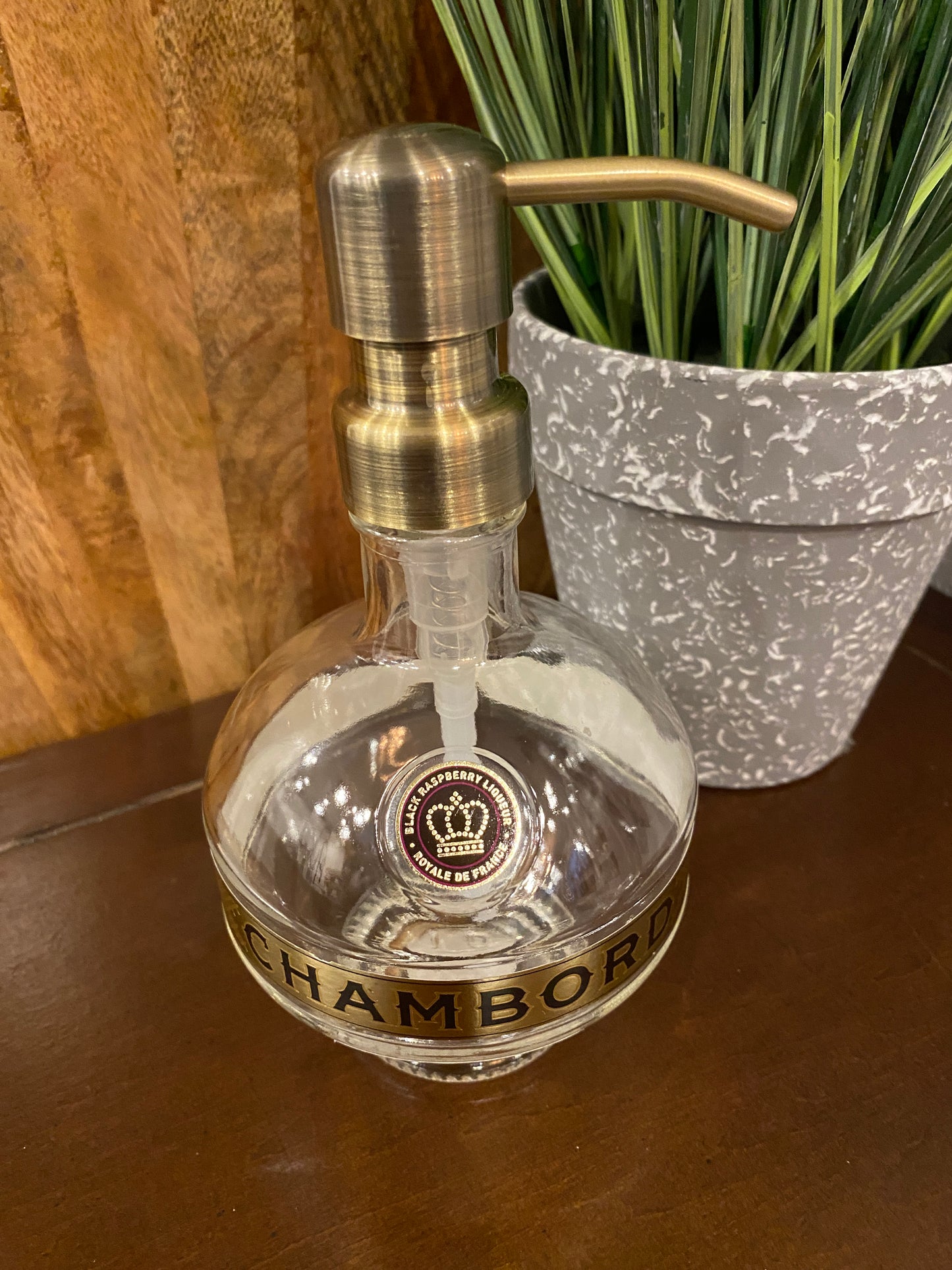 Chambord Liqueur Soap Pump