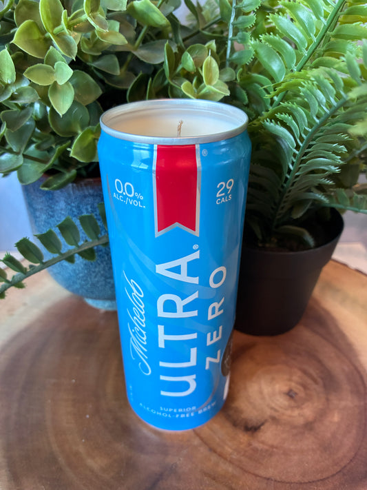 Michelob Ultra Zero Beer Can Candle
