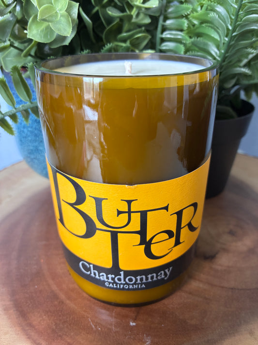 Butter Chardonnay Wine Candle