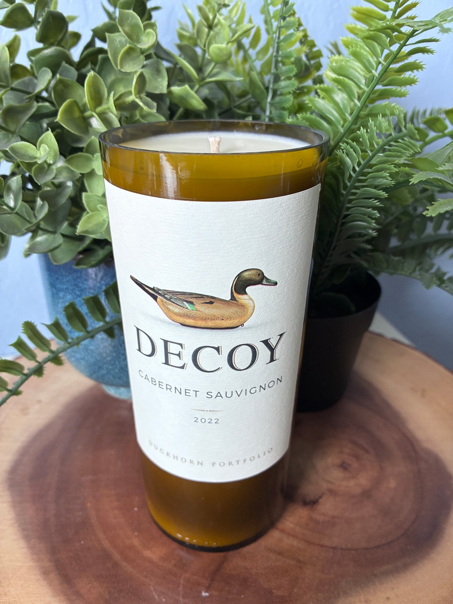 Decoy Wine Candle