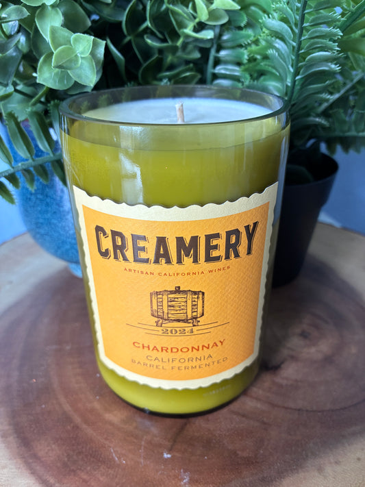 Creamery Chardonnay Wine Candle
