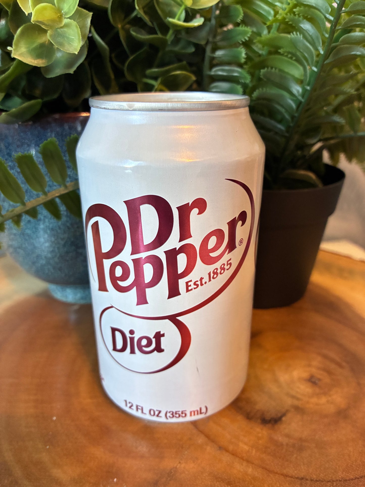 Diet Dr Pepper Can Candle
