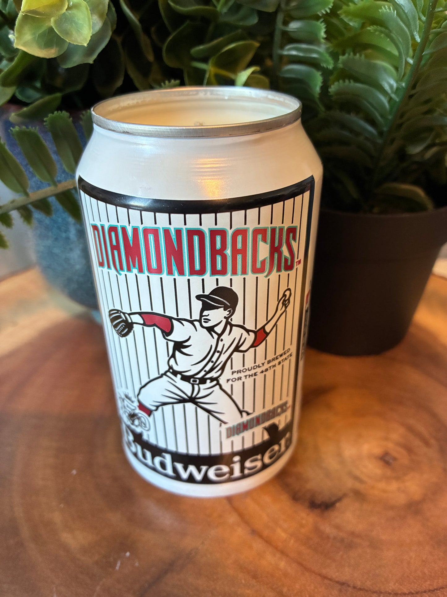 Budweiser 'AZ Diamondbacks' Edition Can Candle
