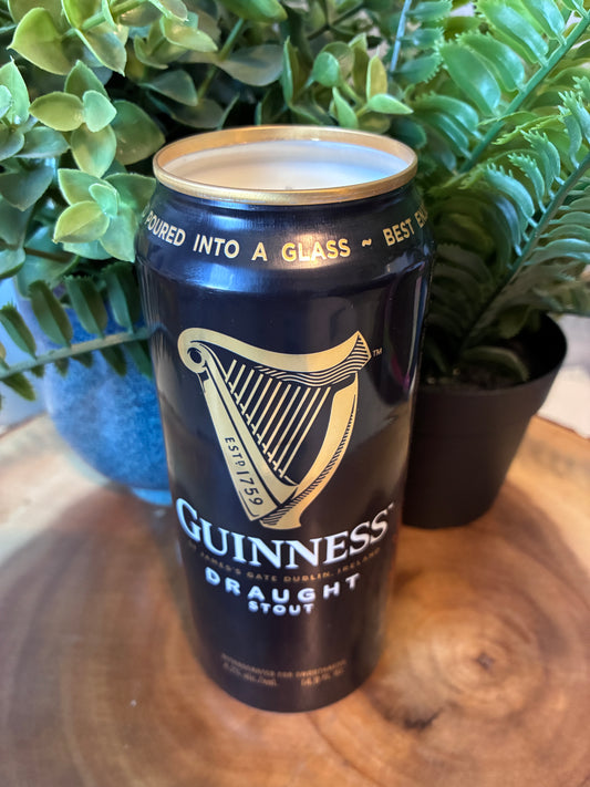 Guiness Stout Beer Can Candle
