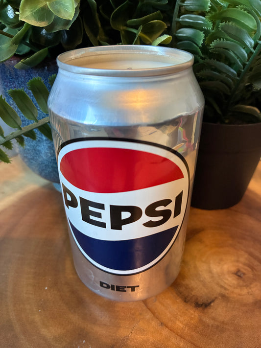 Diet Pepsi Can Candle