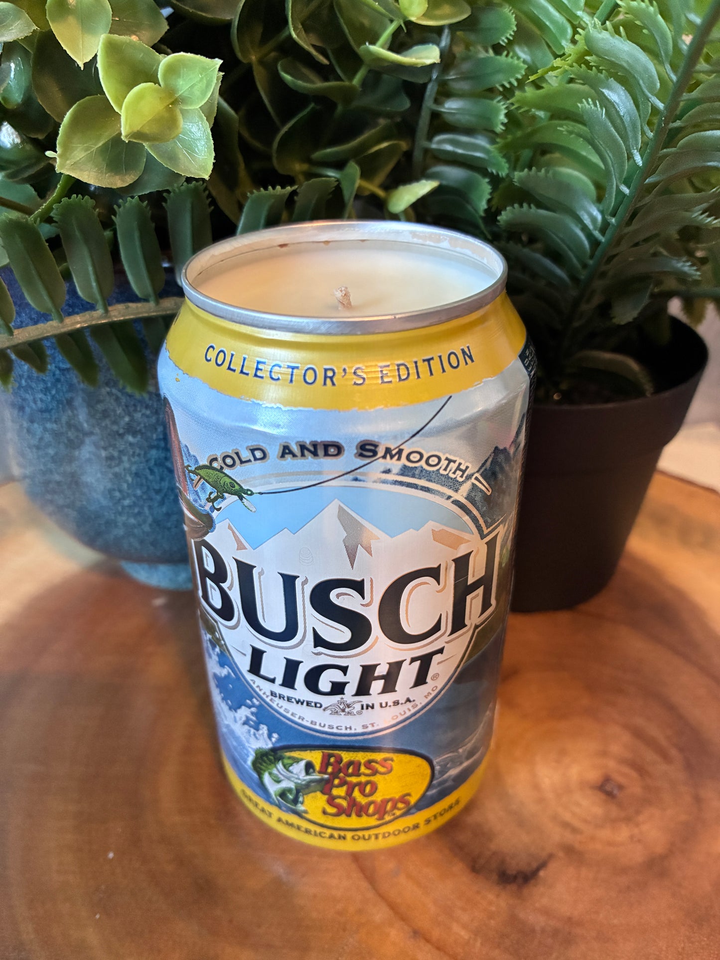 Busch Light Beer Can Candle