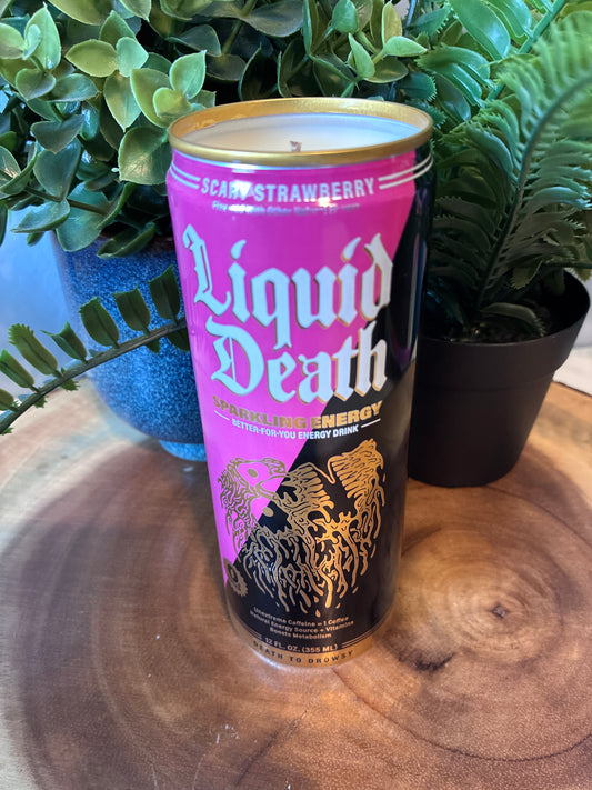 Liquid Death 'Strawberry' Energy Drink