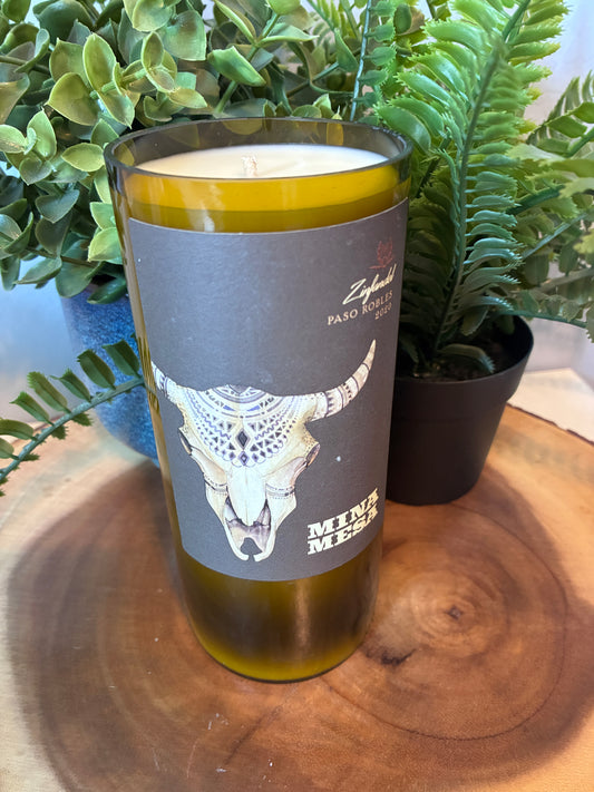 Mina Mesa Zinfandel Wine Candle