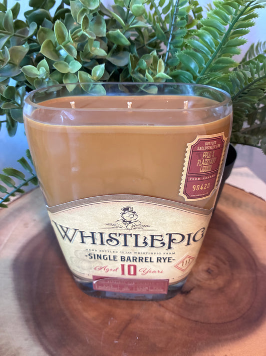 Whistle Pig '10 Year' Rye Whiskey Candle